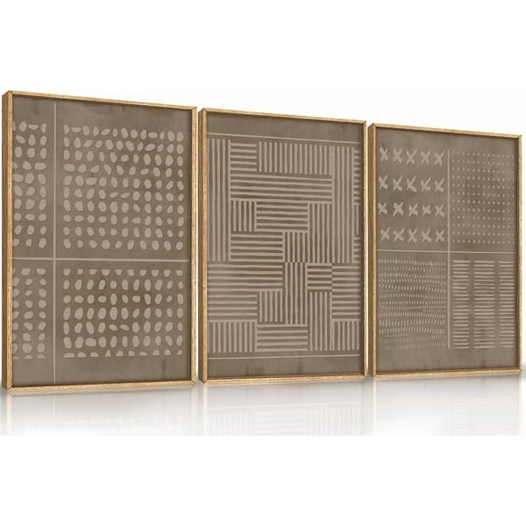 FCCUYE Dark Floral Canvas Wall Art Set, Framed Vintage Moody Flower Wall Decor, Large Black Botanical Wall Painting, Academia Art Print 3 Piece 16x24 Inches for Living Room, Bedroom, Office