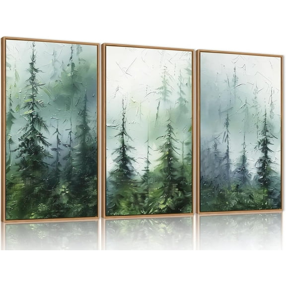 FCCUYE Floral Canvas Wall Art, d Wildflower Pictures Wall Decor, Large Flower Prints, Colorful Botanical Artwork, Watercolor Painting 3 Panel 16x24 Inches for Living Room, Bedroom, Office, Home