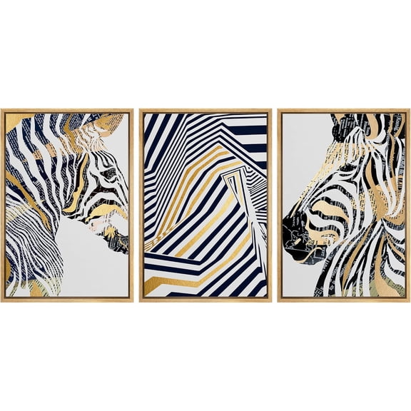 FCCUYE Framed Canvas Print Wall Art Set Spray Paint Style Andy Warhol Graffiti & Street Art Comic Book Illustrations Modern Art Urban Portrait for Living Room, Bedroom, Office - 16"x24"x3 White