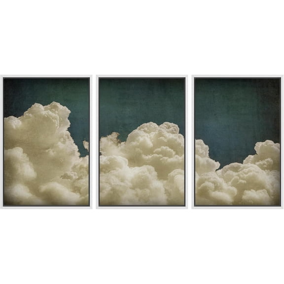 FCCUYE Framed Wall Art Print Set Vintage Wildflower Meadow with Colorful Blooms Illustrations Modern Art Boho Decorative Colorful Chic for Living Room, Bedroom, Office - 16"x24"x3 Natural