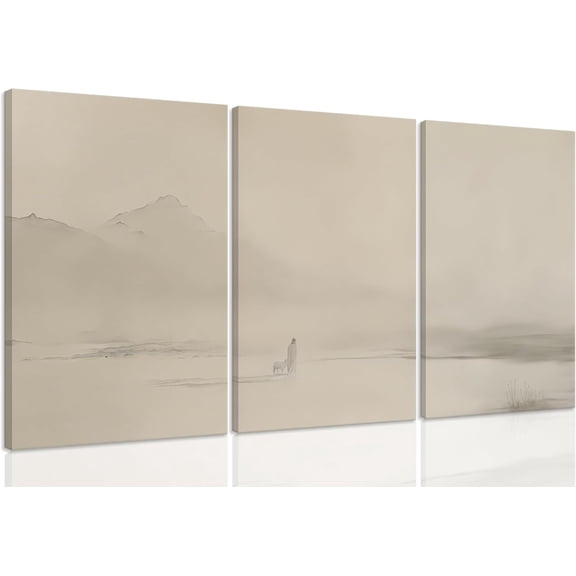 FCCUYE Jesus Wall Art Christian Catholic Canvas Prints Religious Cross Bible Picture Poster Painting Set of 3 God Lion Prayer Dark Wall Decor Artwork for Living Room Bedroom Church 12"x16" Framed