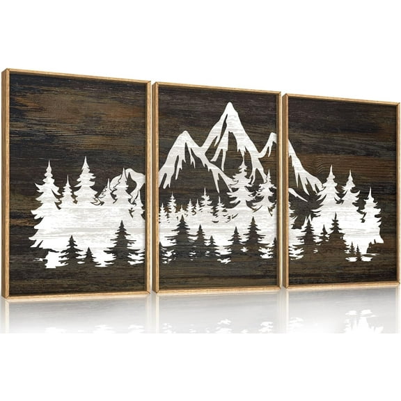 FCCUYE Large Boho Southwest Mountain d Canvas Wall Art,Abstract Desert Colorful Wall Decor,Nature Moon and Sun Wall Painting,Bohemian Artwork for Living Room,Bedroom,Dining Room,Office -16"x24"x3