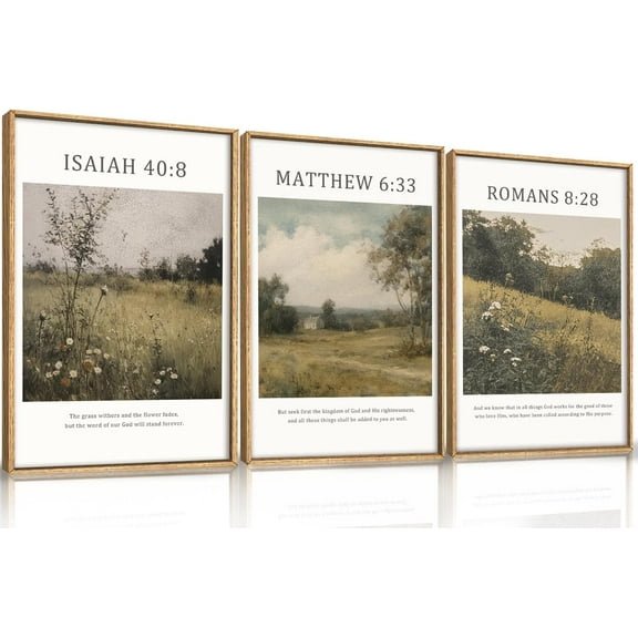 FCCUYE Large Jesus Neutral Framed Canvas Wall Art Set,Christ Church Wall Decor,Christian Bible Story Religious Easter Last Supper Artwork for Living Room,Churches,Prayer Room Decor- 24''x36''x3