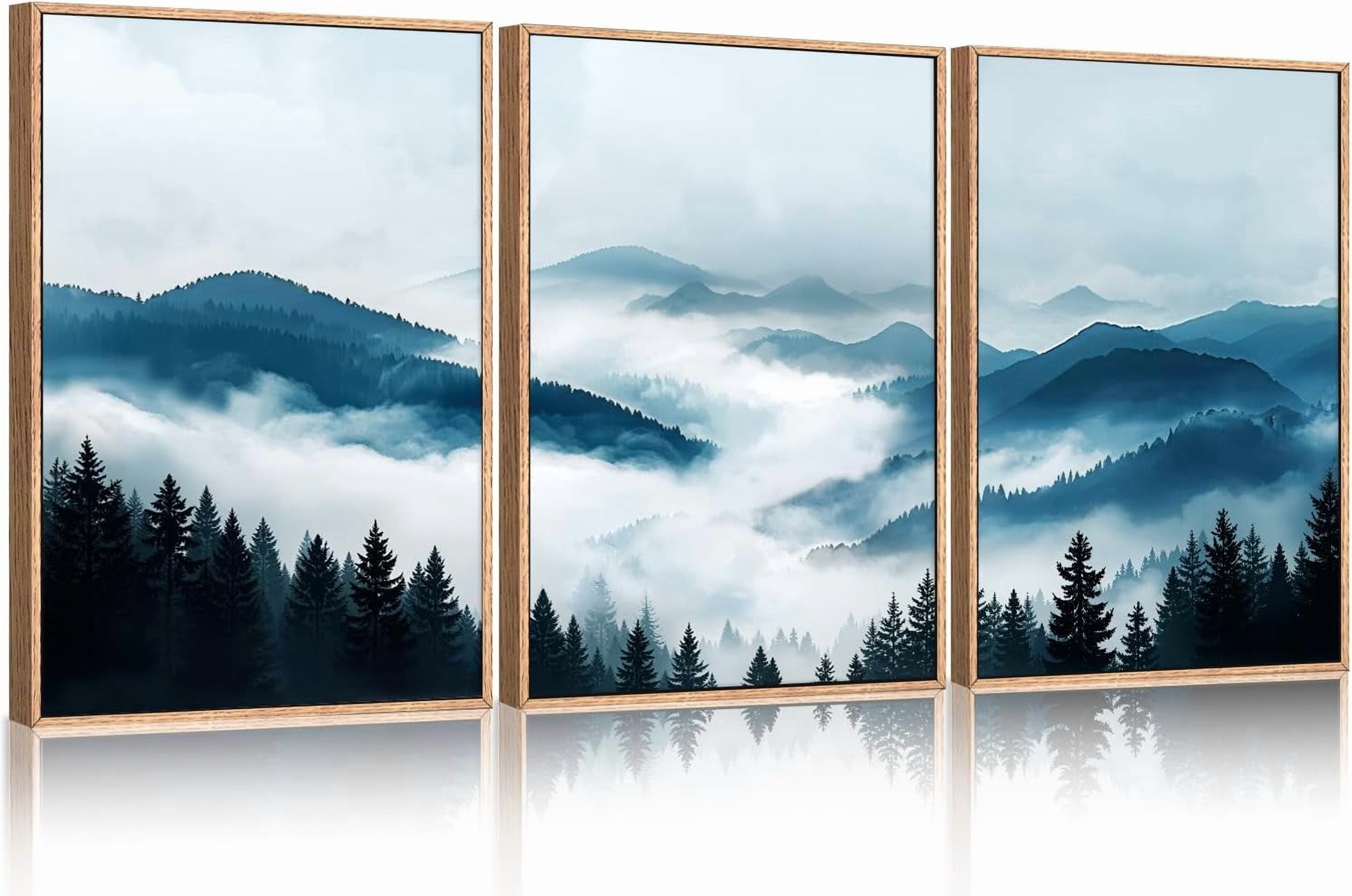 Curated visual reference: Gallery Detail: Fccuye Modern Abstract Framed Canvas Wall Art Set Neutral Beige