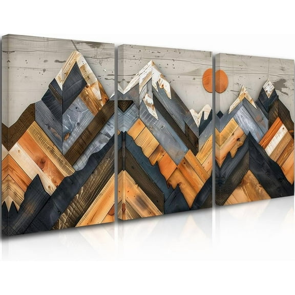 FCCUYE Modern Winter Landscape in Snow Forest Artwork Canvas Prints Nature Landscape Pictures Black and White Paintings Large Winter Pine Tree Wall Art Set of 3 for Bedroom Wall Decor d 20"x28"