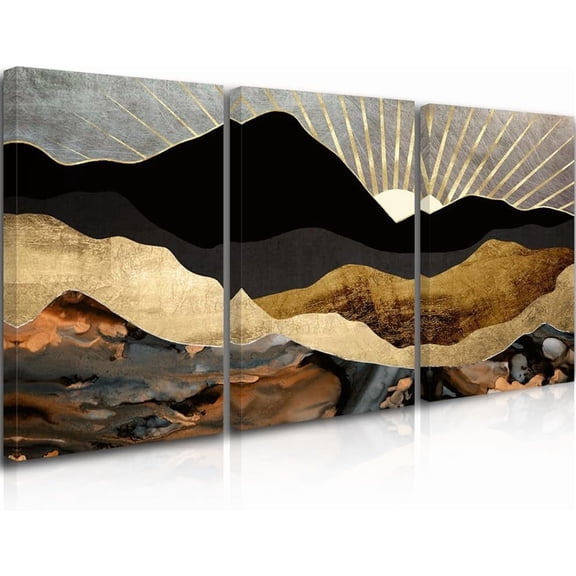 FCCUYE Modern Winter Landscape in Snow Forest Artwork Canvas Prints Nature Landscape Pictures Black and White Paintings Large Winter Pine Tree Wall Art Set of 3 for Bedroom Wall Decor d 20"x28"