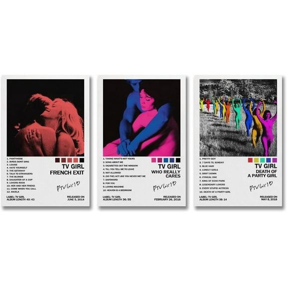 FCCUYE Playboi Carti Album Cover Canvas Art - Bedroom Decor Set of 3 - 12x18inch(30x45cm) Unframed