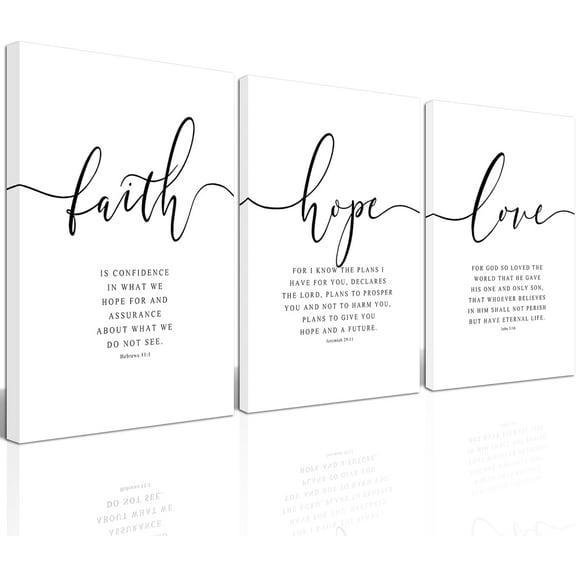 FCCUYE Set of 3 Motivational Wall Art Canvas Grind Hustle Execute Black and White Wall Decor Inspirational Words Quotes Posters for Home Office Workplace Proverbs Living Room Paintings(Framed,16x24)