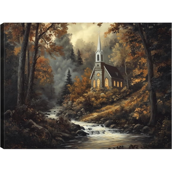 FCCUYE Tree of Life Wall Art – 3 Piece Galaxy Canvas Prints – Large Fantasy Waterfall and Space Wall Decor – Spiritual Modern Artwork for Living Room – 16x24 Inch