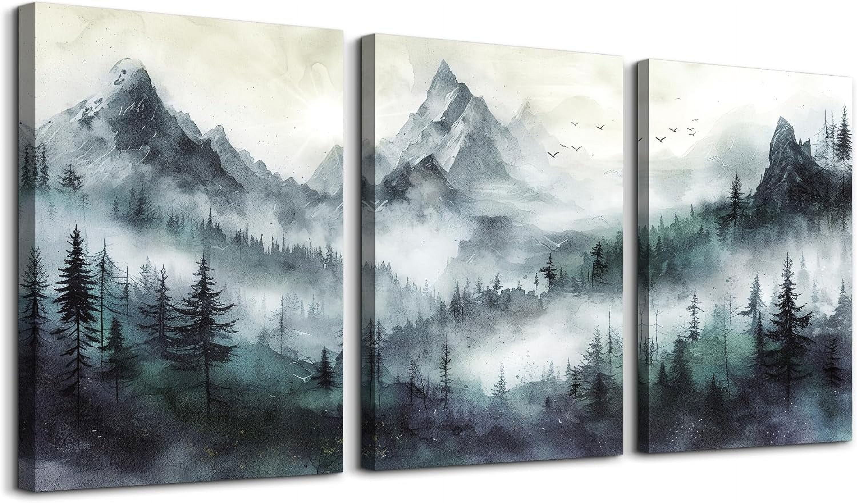 FCCUYE Wall Art For Living Room Canvas Wall Decor For Bedroom Bathroom ...