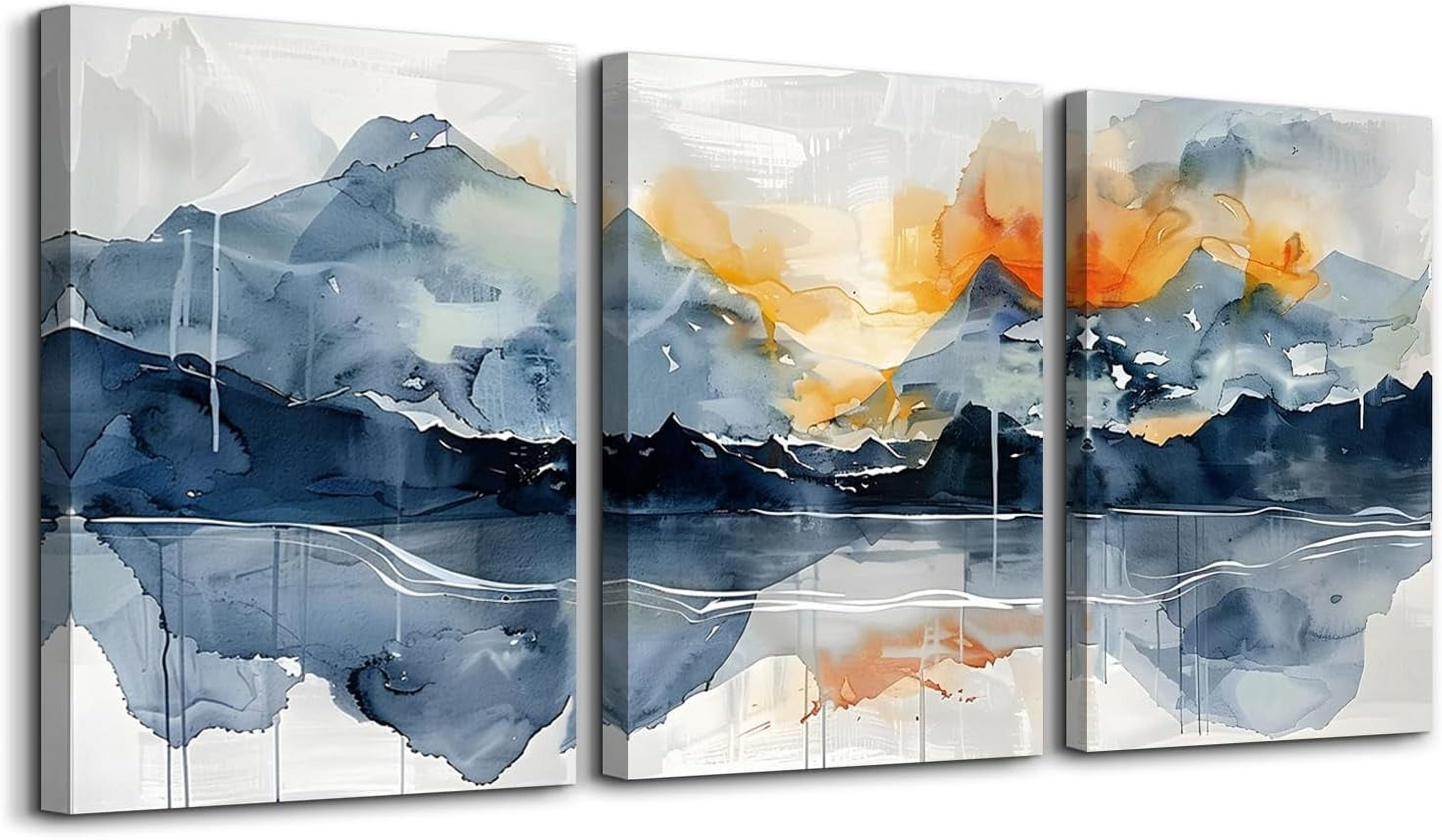 FCCUYE Wall Decor for Living Room 3 Piece Canvas Art Prints Wall Art ...