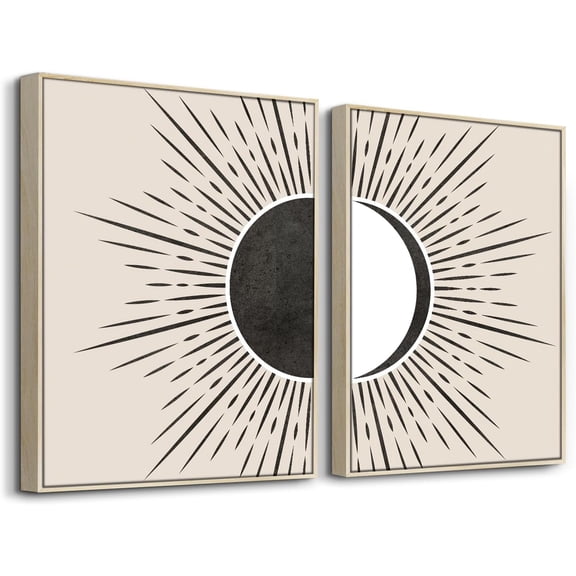 FCCUYE Wall Decor Living Room Modern City Chicago Skyline Large Canvas Wall Art for Bedroom Poster for Office Farmhouse 3 Pieces Set Wood Framed Night Scene Prints Paintings for Home 20"X28"