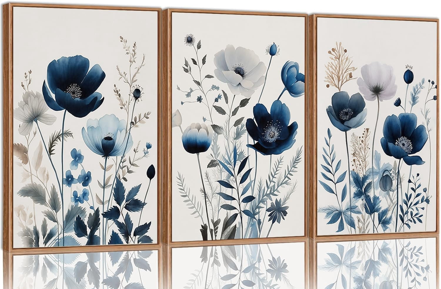 FCCUYE Watercolor Flower Wall Art Mothers Day Gifts Wildflower Canvas ...