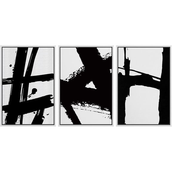 FCCUYE d Canvas Print Wall Art Set Desert Haze Abstract Neutral Beige and Brown Illustrations Modern Art Relax/Calm for Living Room, Bedroom, Office - 24"x36"x3 NATURAL