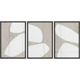 thumbnail image 1 of FCCUYE d Canvas Print Wall Art Set Desert Haze Abstract Neutral Beige and Brown Illustrations Modern Art Relax/Calm for Living Room, Bedroom, Office - 24"x36"x3 NATURAL, 1 of 7
