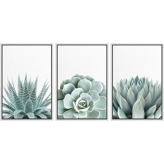 FCCUYE d Canvas Print Wall Art Set Monet-Inspired Garden Path Impressionist Floral Illustrations Modern Art Decorative Floral Botanical Minimal for Bedroom - 16"x24"x3 Natural