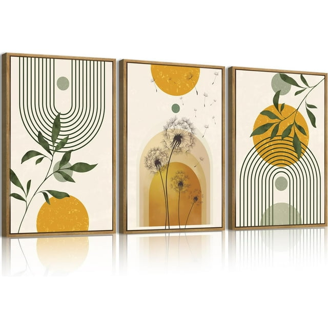 FCCUYE d Neutral Tree Canvas Wall Art 24 * 36 Inch Large Forest Bird