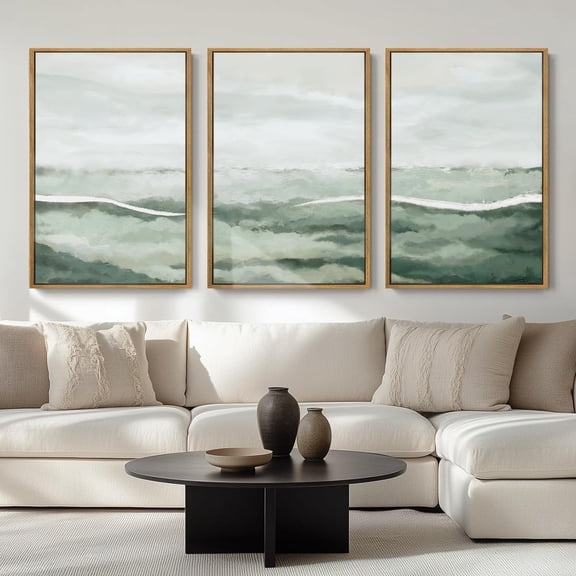 FCCUYE d Neutral Tree Canvas Wall Art 24 * 36 Inch Large Forest Bird Abstract Wall Decor Farmhouse Illustration Artwork for Living Room Bedroom Set of 3