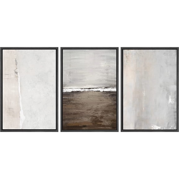 FCCUYE d Wall Art Print Set Desert Rose Echeveria Succulent Set Nature Plants Photography Modern Art Closeup Relax/Calm Dark Black and White for Living Room, Bedroom, Office - 16"x24"x3 Natural