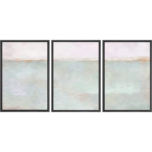 FCCUYE d Wall Art Print Set Desert Rose Echeveria Succulent Set Nature Plants Photography Modern Art Closeup Relax/Calm Dark Black and White for Living Room, Bedroom, Office - 16"x24"x3 Natural