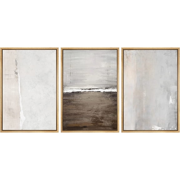 FCCUYE d Wall Art Print Set Desert Rose Echeveria Succulent Set Nature Plants Photography Modern Art Closeup Relax/Calm Dark Black and White for Living Room, Bedroom, Office - 16"x24"x3 Natural