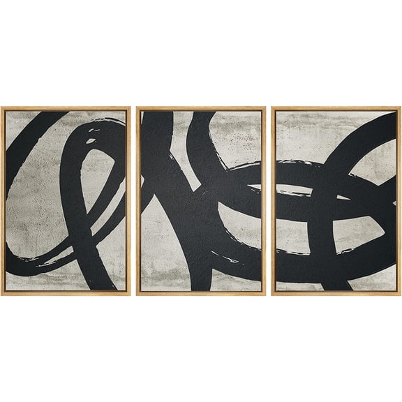 FCCUYE d Wall Art Print Set Desert Rose Echeveria Succulent Set Nature Plants Photography Modern Art Closeup Relax/Calm Dark Black and White for Living Room, Bedroom, Office - 16"x24"x3 Natural