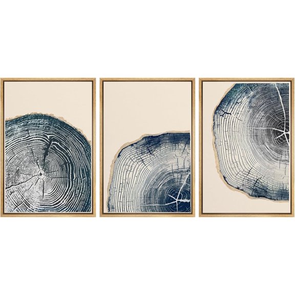 FCCUYE d Wall Art Print Set Flock of Abstract Birds in Flight Earthy Tones Illustrations Modern Art Boho Decorative Colorful Chic for Living Room, Bedroom, Office - 16"x24"x3 NATURAL