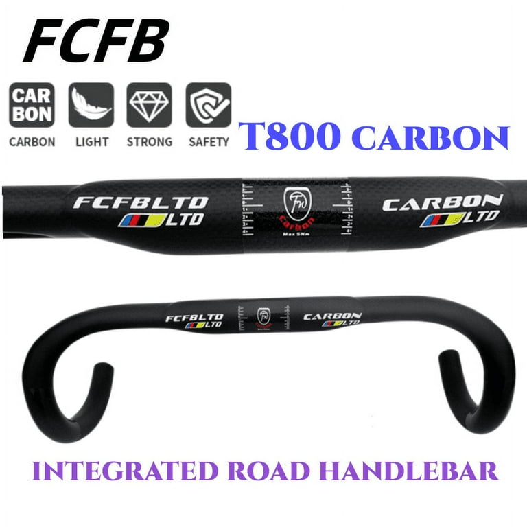 FCFB carbon bike bicycle handlebarCarbon Handlebar Road Bike Drop Bar Handle Bar 380 400 420 440 mm Bicycle Hand lebars