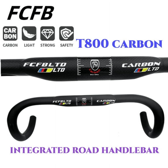 FCFB carbon bike bicycle handlebarCarbon Handlebar Road Bike Drop Bar Handle Bar 380/ 400/ 420/440 mm Bicycle Hand lebars