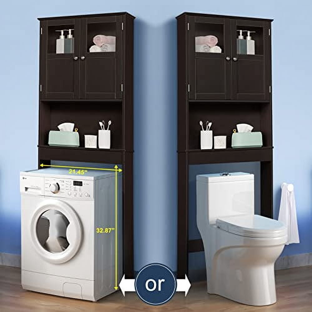 FCH Over The Toilet Storage Space Saver Bathroom Cabinet Organizer ...
