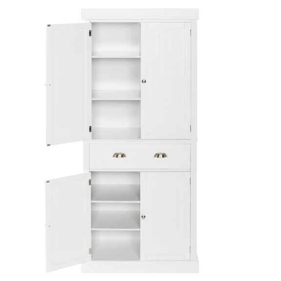 FCH Unisex Armoire, Wood, White, 72, 94 36 lbs