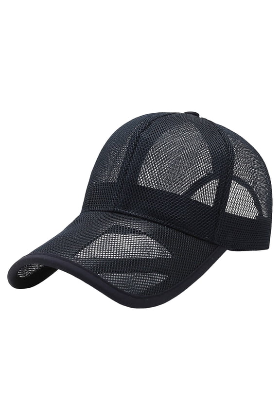 Sun Hats For Women Men, Outdoor Sports Mesh Cap, Adjustable Quick Dry Breathable Baseball Trucker Hat for Running Fishing