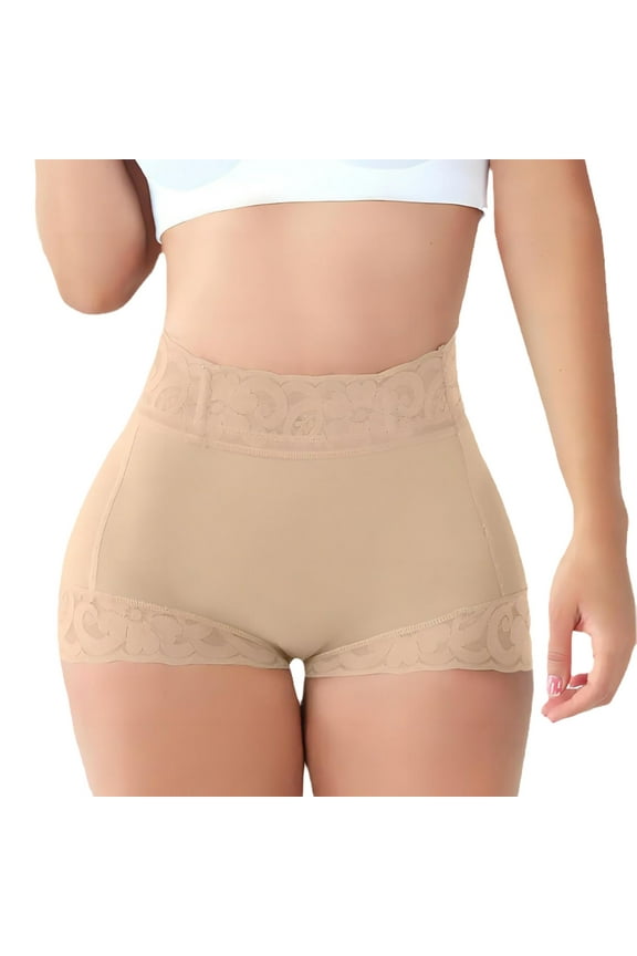 Women's Body Shaper Panty, Lace Butt Lifting Tummy Control Smoothing Briefs, Comfortable Underwear, Gifts for Women
