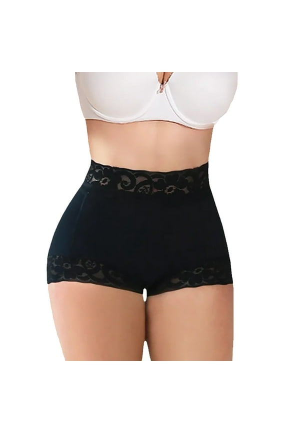 Women's Butt Lifter Underwear, Lace Tummy Control Smoothing Shapewear Briefs