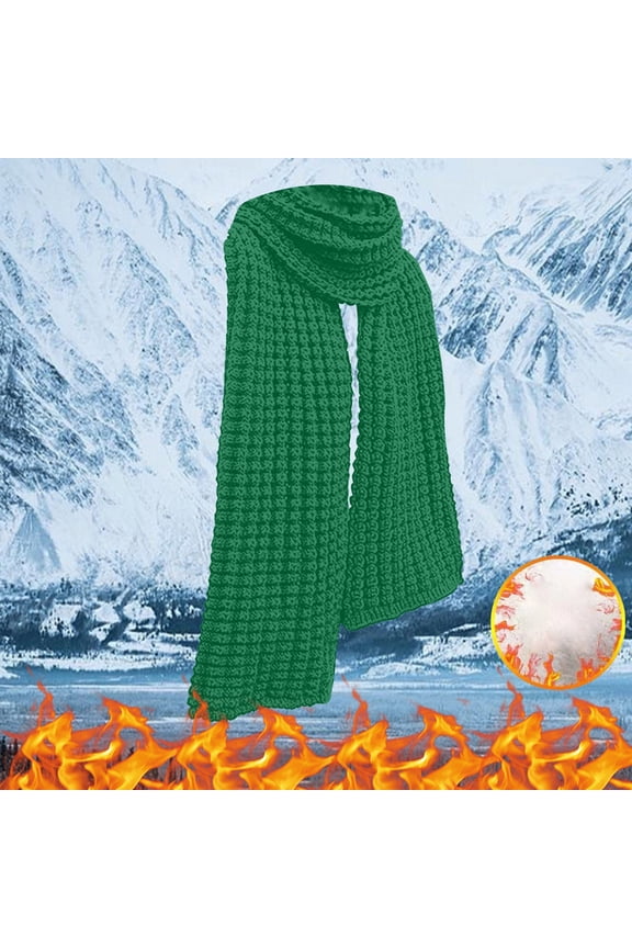 Women's Cable Knit Winter Scarf - Chunky Oversized Thick Soft Warm Blanket Wrap for Cold Weather