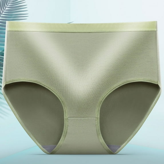 FCLoft Women's Cotton High Waist Briefs, Breathable Stretch Soft Underwear
