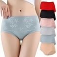 thumbnail image 1 of FCLoft Women's Cotton High Waist Tummy Control Briefs Anti-Roll Underwear, 1 of 6