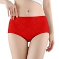 thumbnail image 1 of FCLoft Women's Cotton High Waisted Tagless Briefs Full Coverage Slight Tummy Control Underwear, 1 of 5