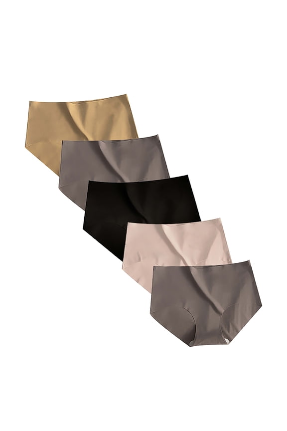 Women's Multi-Pack Seamless No Show Briefs - High Waist Women's Underwear Panties