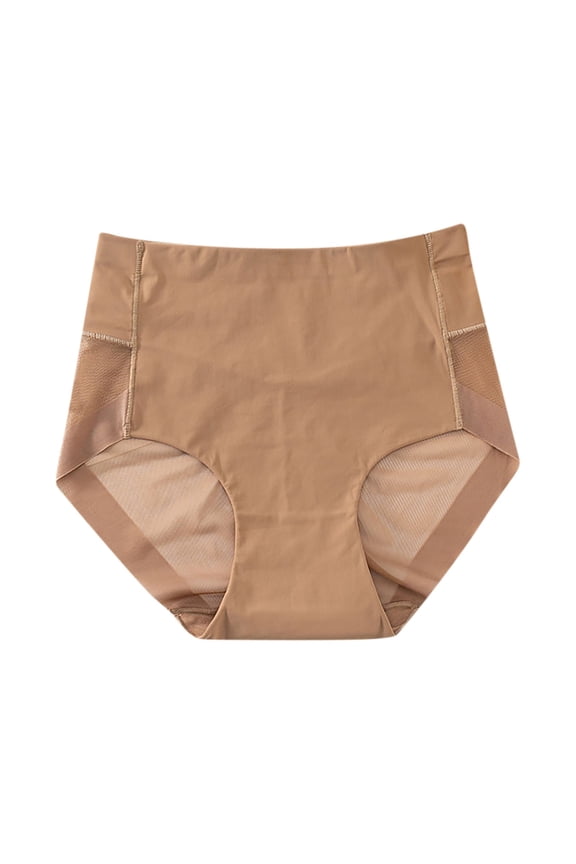 Women's Postpartum Shapewear Briefs, Seamless Mid Waist Abdominal Control Hip Lifting