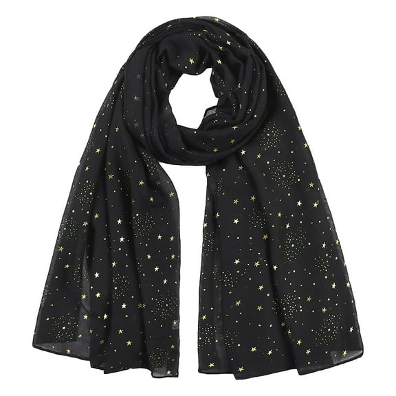 FCLoft Women's Retro Flower Print Scarf - Soft Lightweight Gift Shawl Wrap for Women