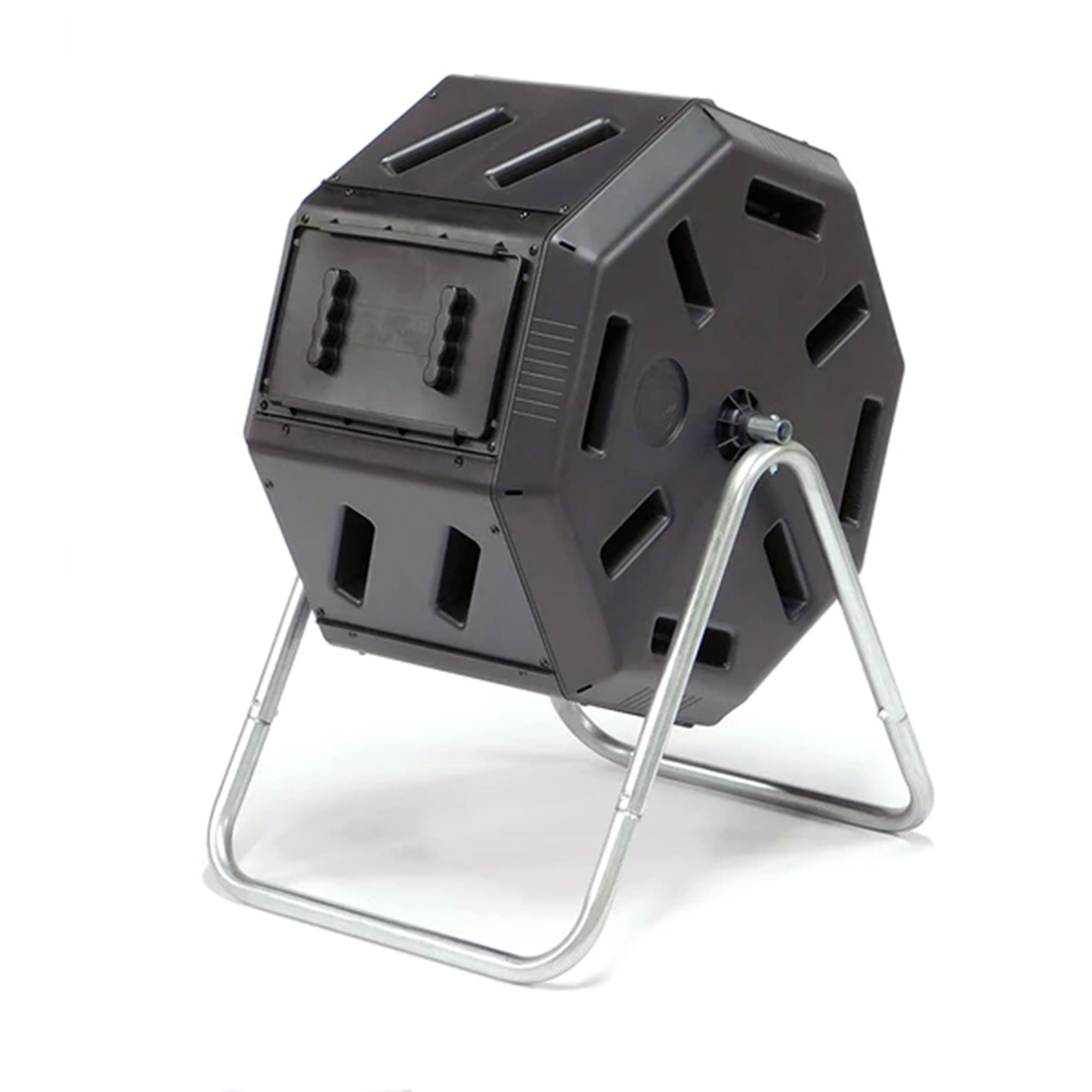 22 Gallon Black Recycled Plastic Tumbling Composter