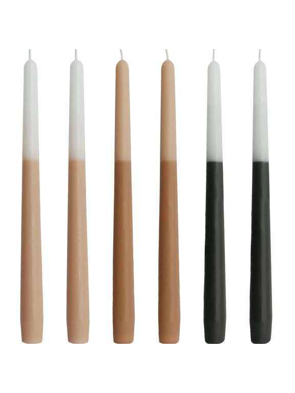 10'' Bluebell Scented Taper Candles - Dripless (6 Pack)