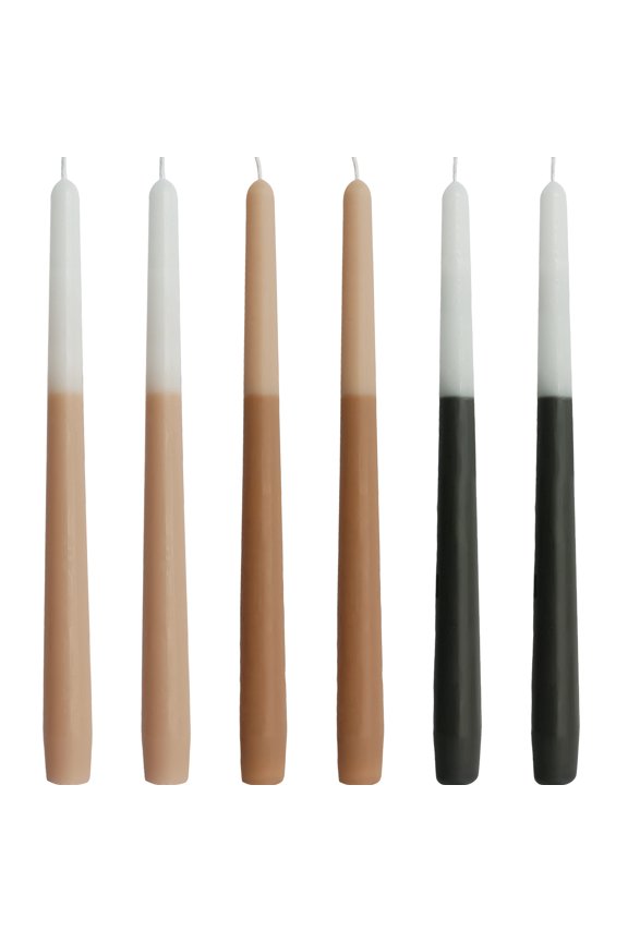 10'' Bluebell Scented Taper Candles - Dripless (6 Pack)