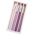 thumbnail image 1 of FCMSHAMD 10'' Lavender Scented Taper Candles - Soy Wax (4 Pack), 1 of 6