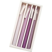 FCMSHAMD 10'' Lavender Scented Taper Candles - Soy Wax (4 Pack)