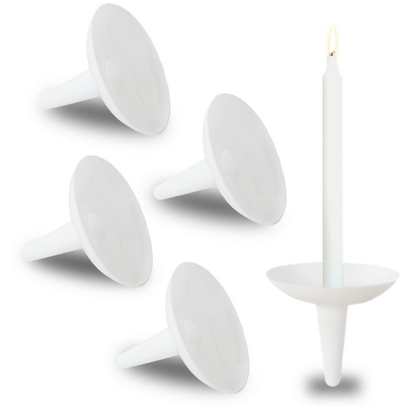 FCMSHAMD Candlelight Accessory Reusable Plastic Candle Holders for Candlesticks - 50 Pcs. Candle Protector for Church Vigils, Memorial Candles, Congregational Candles, & Christmas Eve Candles