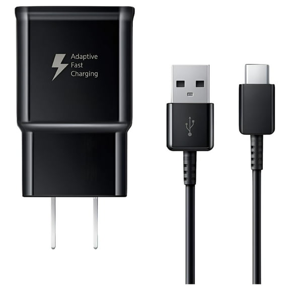 FCO Fast Charger for Samsung Galaxy S10 S9 S9+ Note 9 S8 S8+ Note 8 Tab S3 (Wall + USB-C Cable)