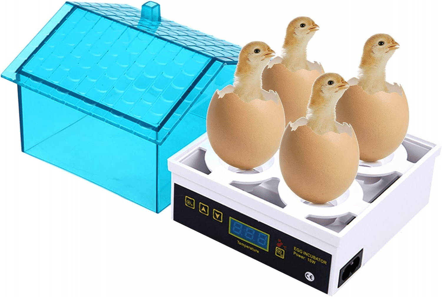 FCPHome Egg Incubator with Humidity Temperature Display, Automatic Temoperature&Humidity Control