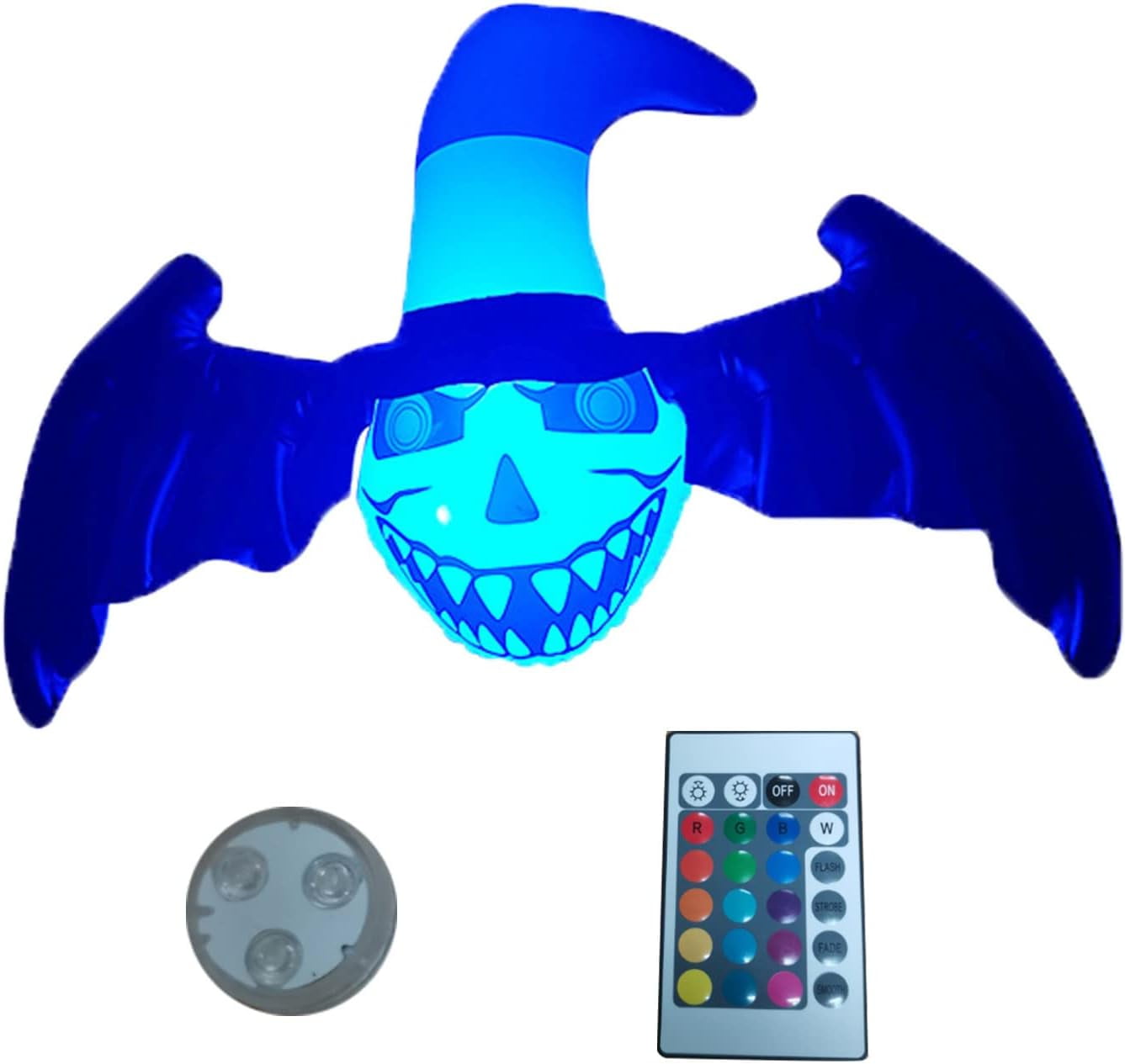 FCPHome Halloween Inflatable Remote Control LED Lighting Color Ball